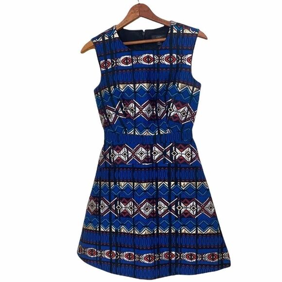 J. Crew Fit And Flare Quilted Dress - Picture 1 of 8